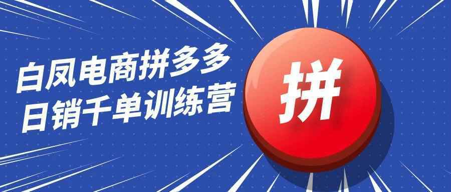 白凤电商拼多多日销千单训练营-互为学习资料库