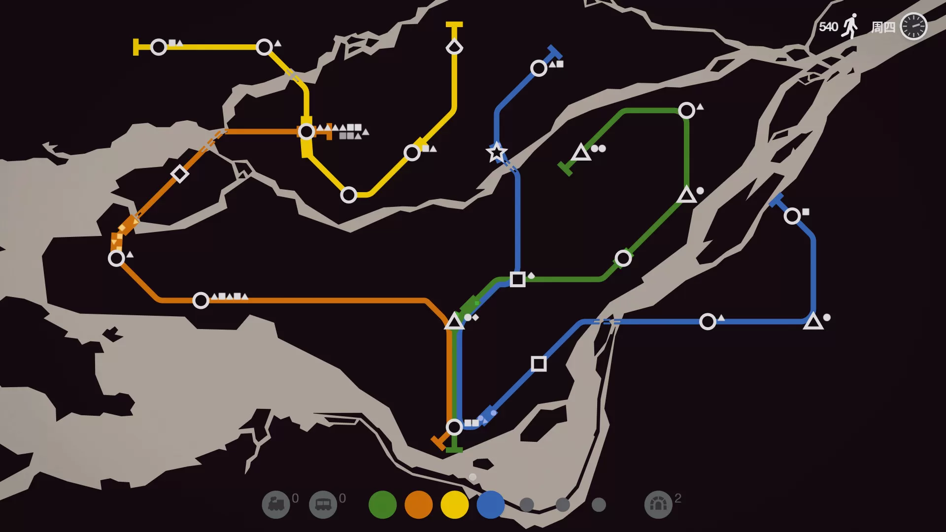 迷你地铁/迷你都市/模拟地铁/Mini Metro