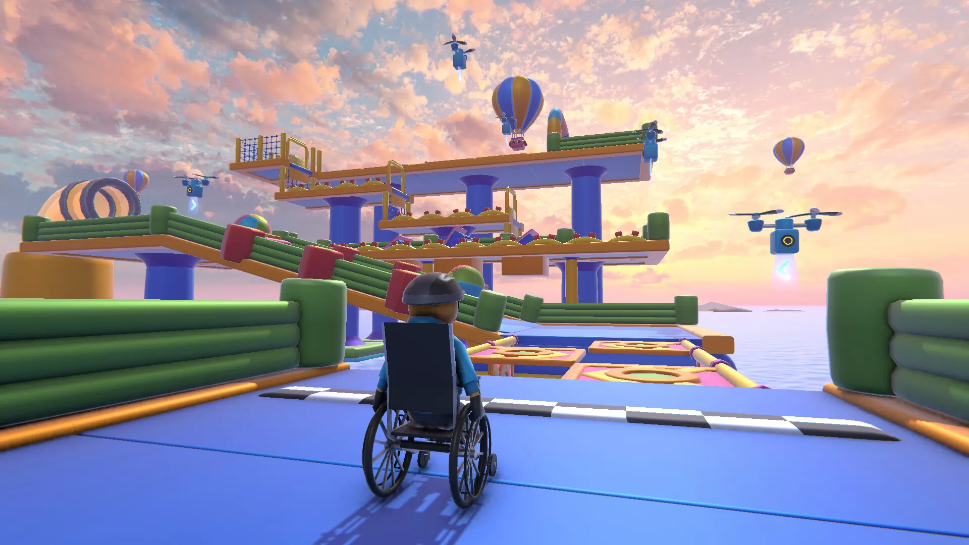 轮椅模拟器/4Wheel Challenge 轮椅模拟器/4Wheel Challenge