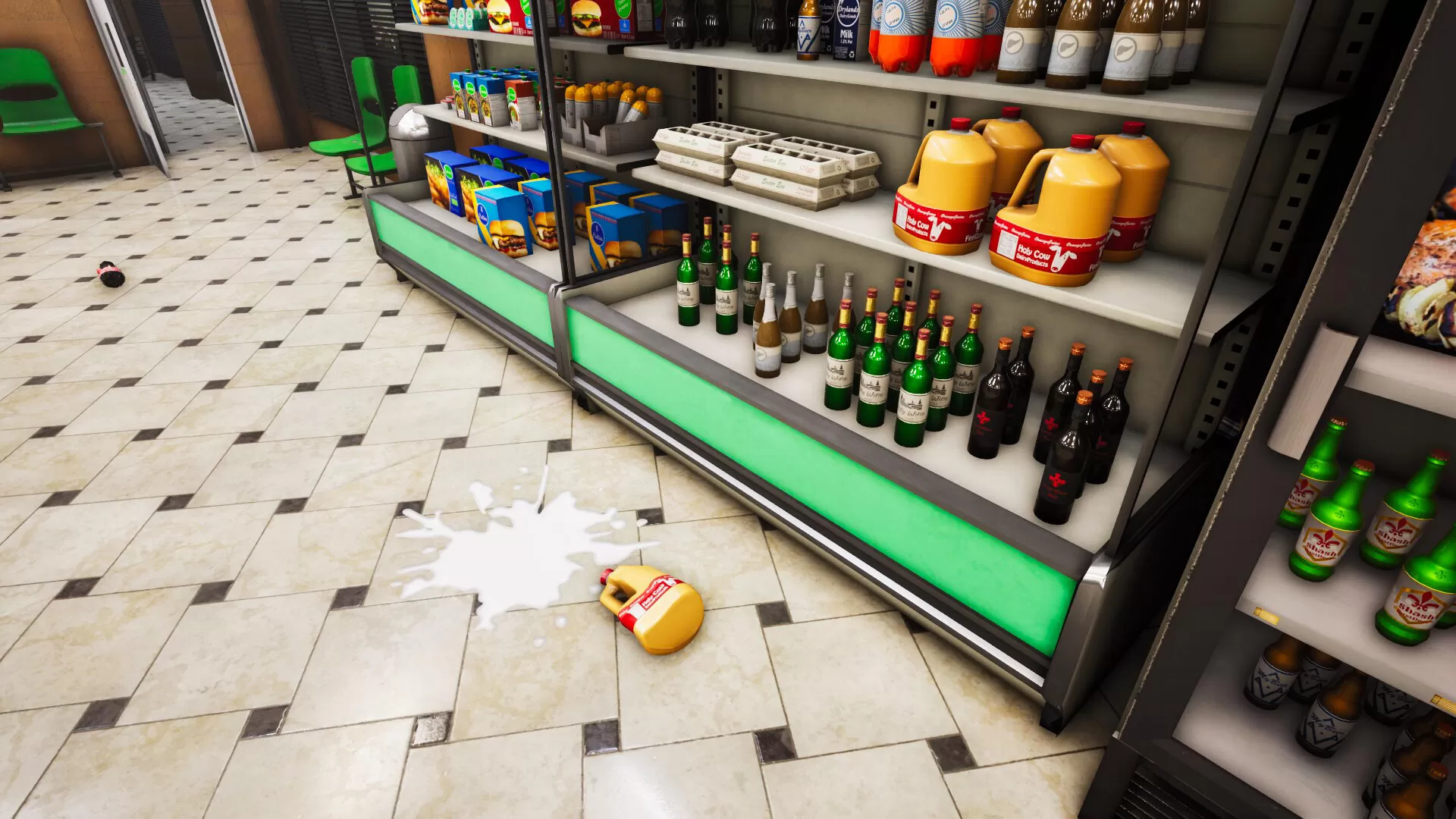 出口前：超市/Before Exit: Supermarket