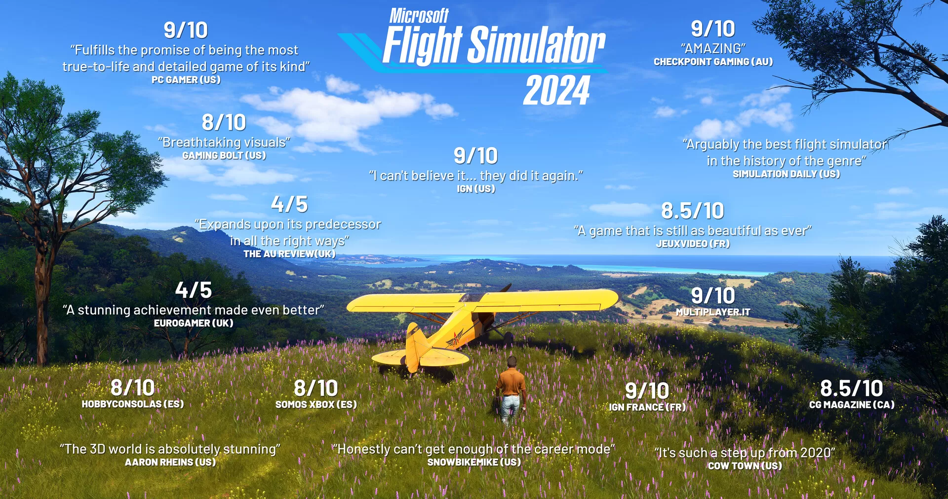 微软飞行模拟2024/Microsoft Flight Simulator 2024/支持网络联机-互为学习资料库