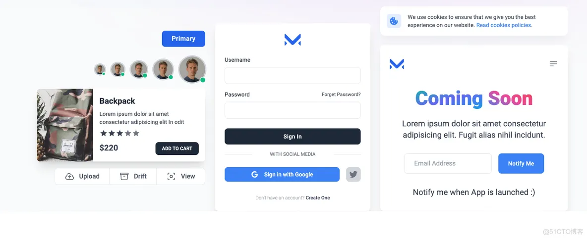 Meraki UI(基于Tailwind CSS构建的开源前端组件库)-互为学习资料库