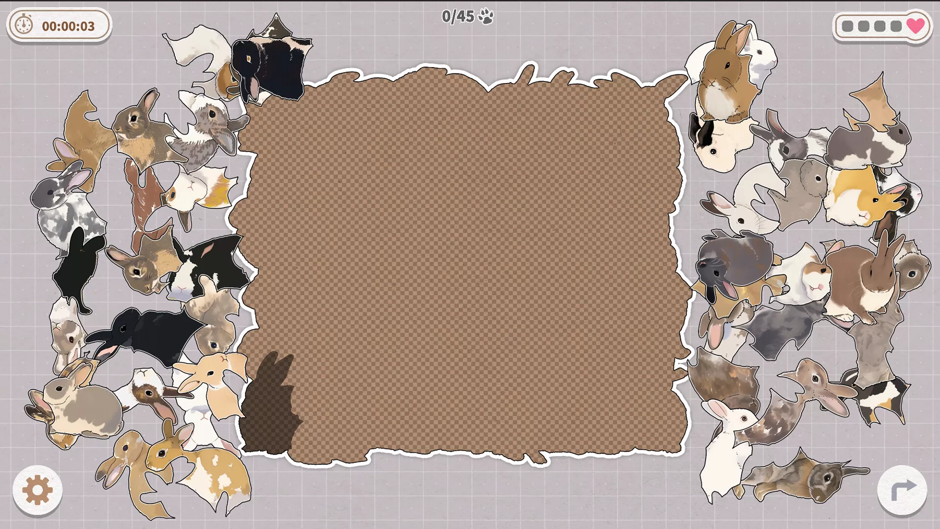 挤在一起的兔兔/Bunnies Huddled Together-互为学习资料库