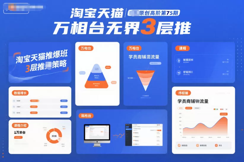 淘宝天猫推爆班原创高阶第75期，万相台无界3层推-互为学习资料库
