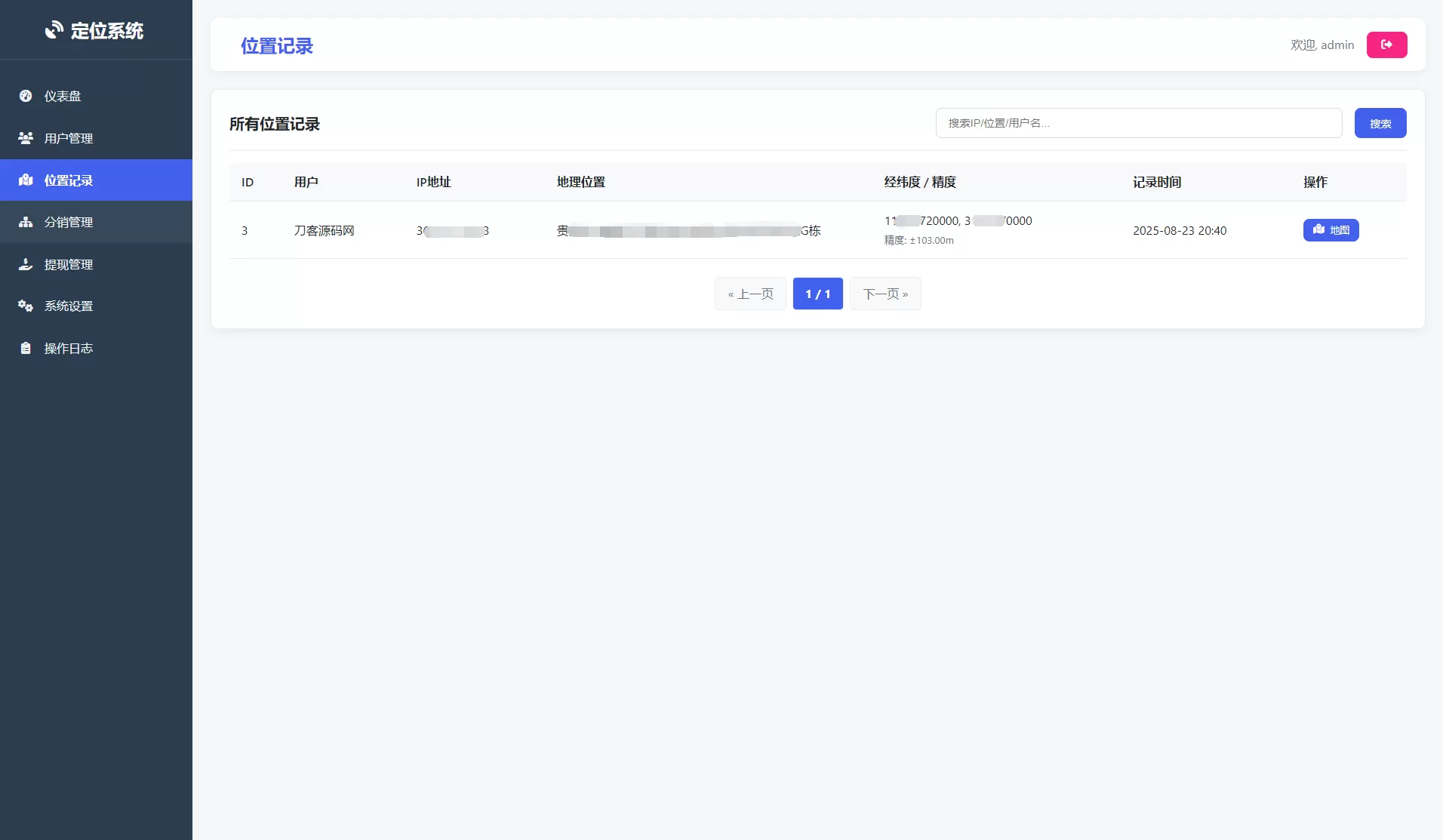 IP定位系统源码 二开版 新增分销功能-互为学习资料库