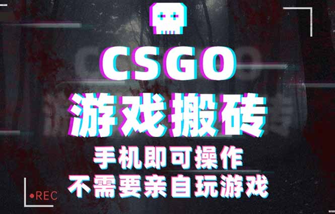 CSGO游戏挂机捡漏，单日扫货500+，年底小高峰上车可吃肉，手机即可操作…-互为学习资料库