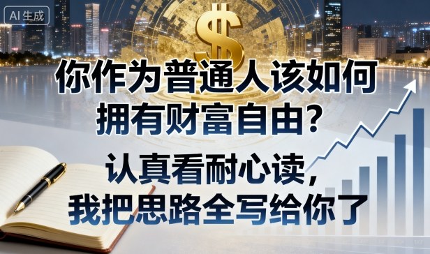 付费文章：你作为普通人该如何拥有财富自由？认真看耐心读，我把思路全写给你了-互为学习资料库