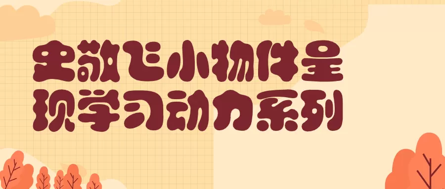 史敬飞小物件呈现学习动力系列-互为学习资料库