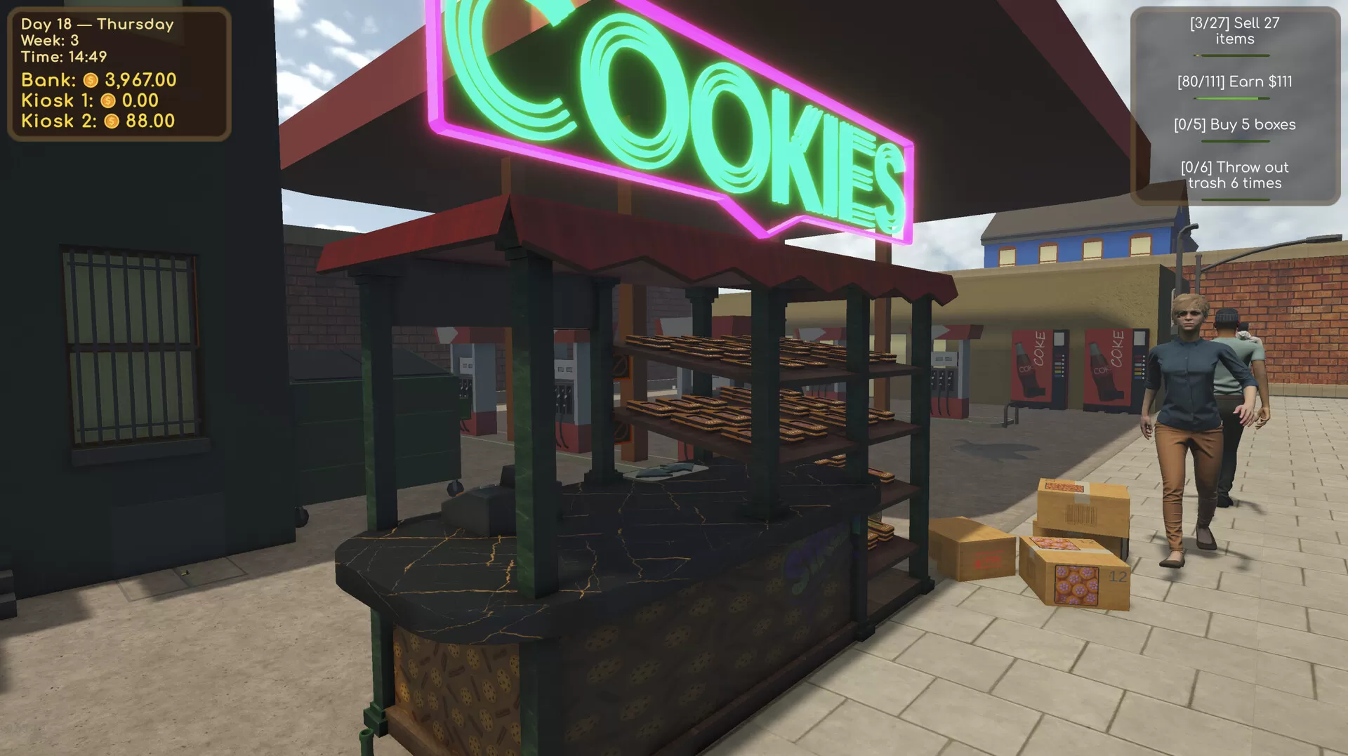 巧克力摊位模拟器/Choco Kiosk Simulator-互为学习资料库