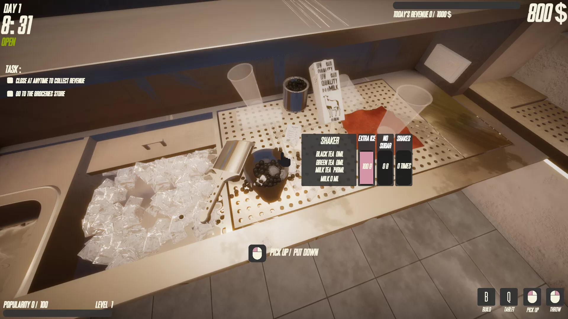 奶茶店模拟器/Boba Tea Shop Simulator 奶茶店模拟器/Boba Tea Shop Simulator