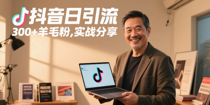 抖音日引300+羊毛粉，实战分享-互为学习资料库