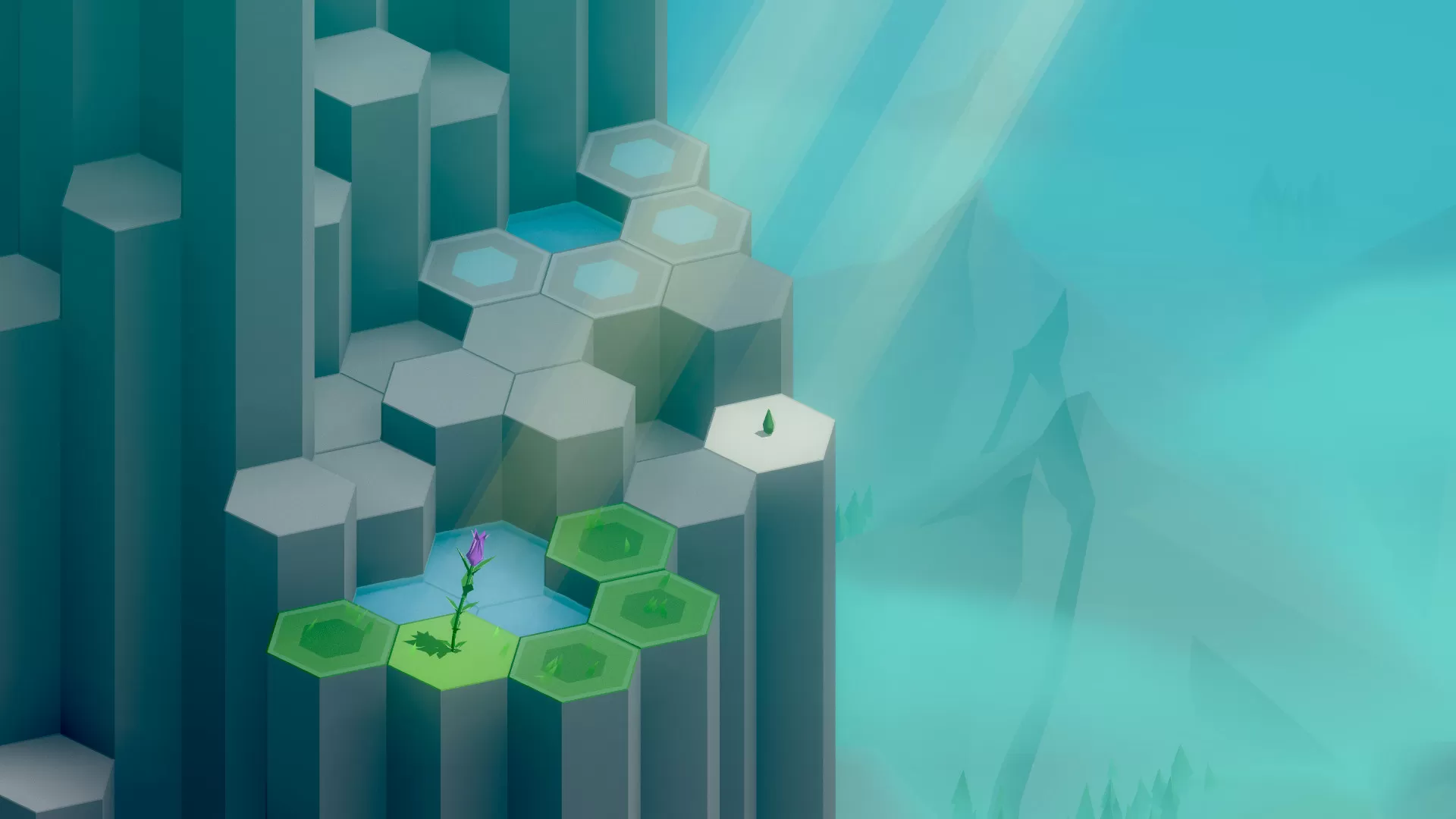 春天的瀑布/Spring Falls