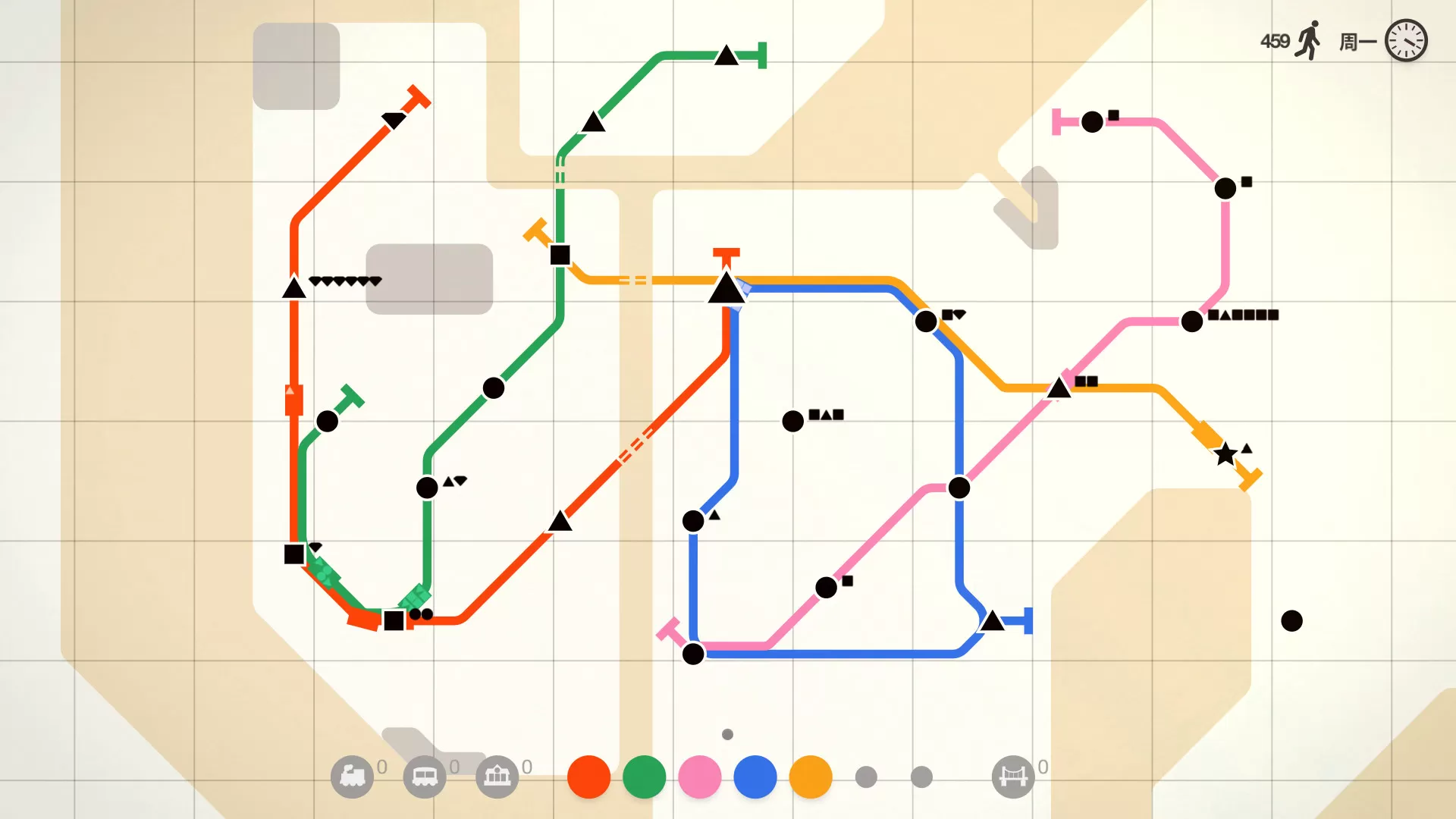 迷你地铁/迷你都市/模拟地铁/Mini Metro