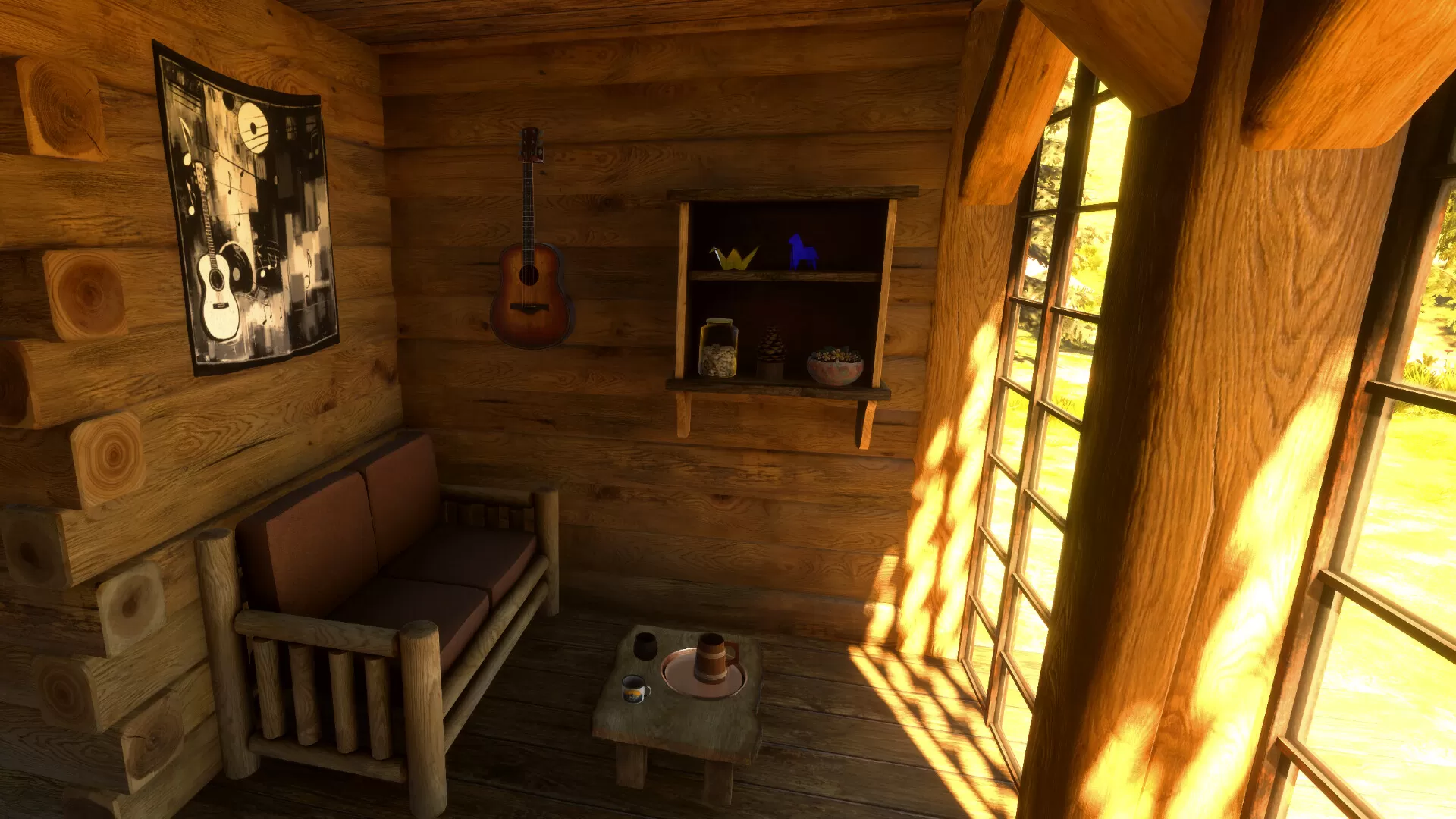 温馨小木屋/Log Away